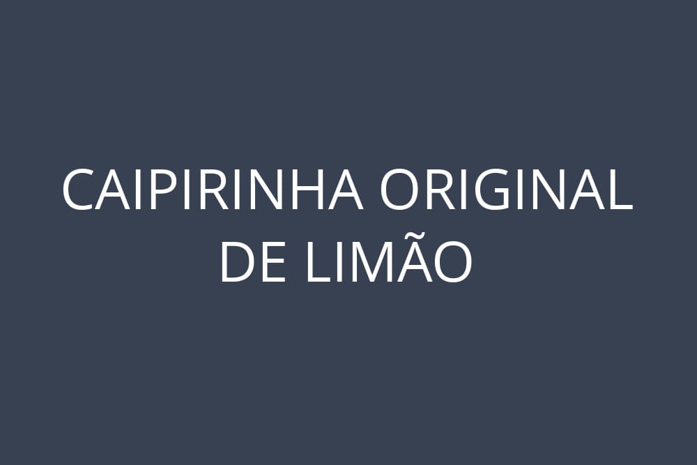 CAIPIRINHA RECEITA ORIGINAL visual data 3